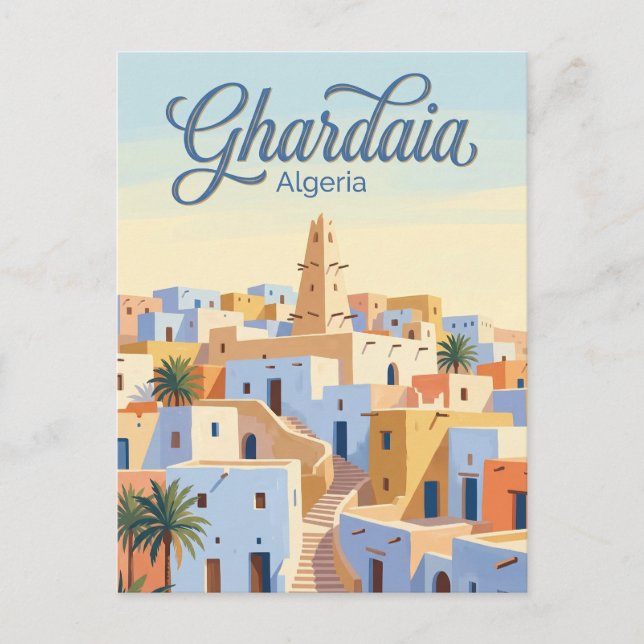Ghardaia Algeria Postcard (Front)