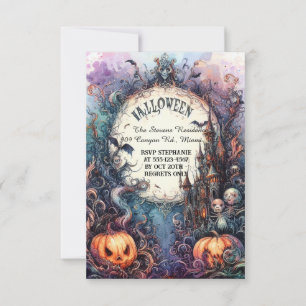 Ghastly Gathering: Tailor-Made Halloween Invite