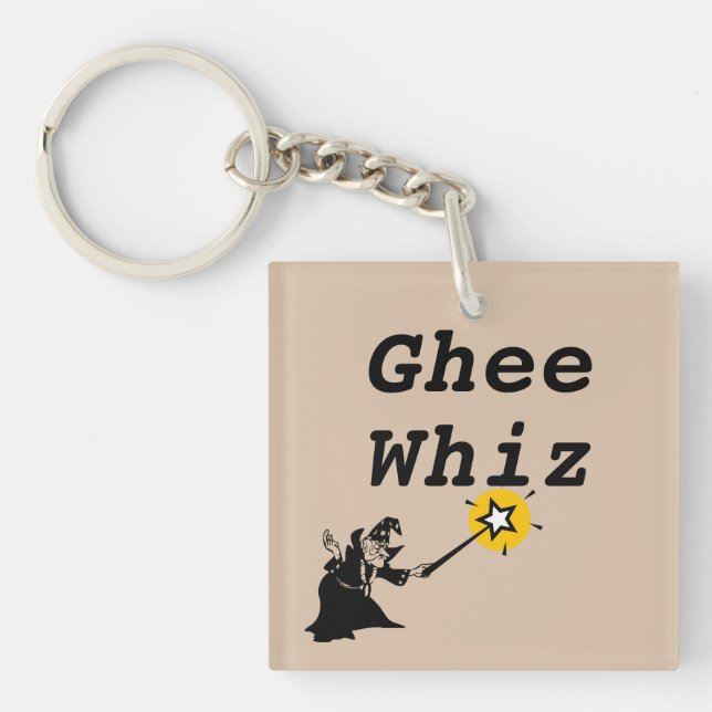Ghee Whiz Keychain (Front)