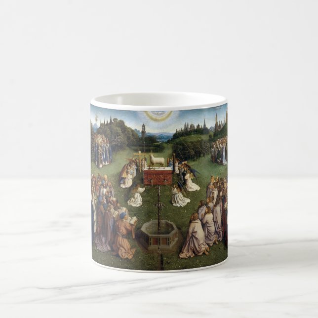 Ghent Altarpiece(detail), Van Eyck Brothers Coffee Mug (Center)