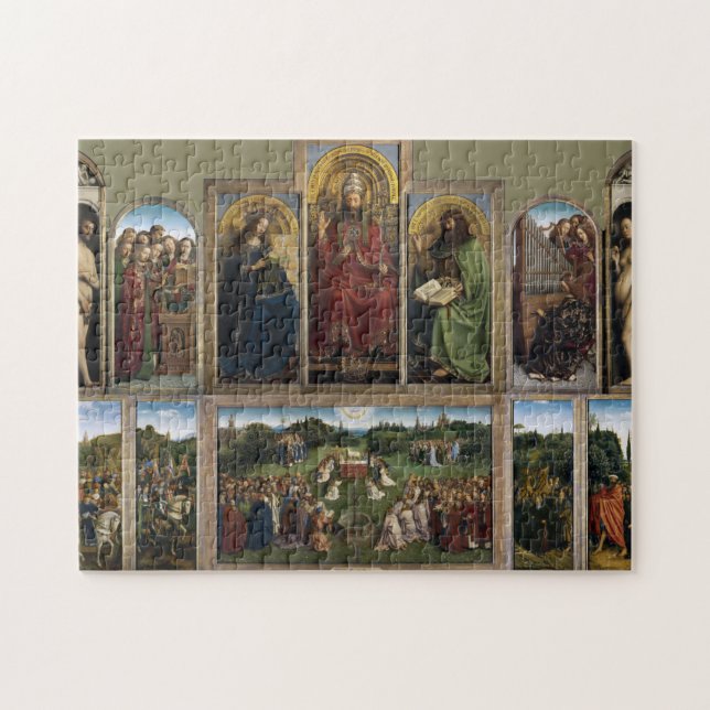 Ghent Altarpiece, Van Eyck Brothers Jigsaw Puzzle (Horizontal)