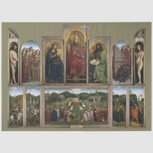 Ghent Altarpiece, Van Eyck Brothers Tissue Paper