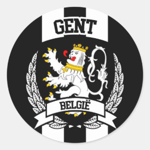 Ghent Classic Round Sticker
