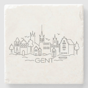 Ghent Stone Coaster