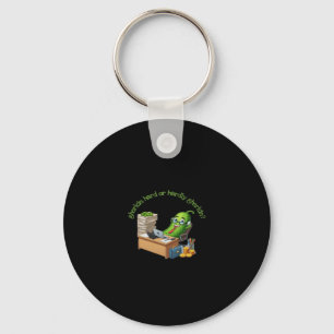 Gherkin Hard Or Hardly Gherkin Keychain