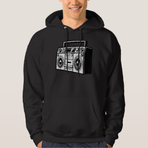 Ghetto Blaster 80's 90's Party Hip Hip Rap R&b Vin Hoodie