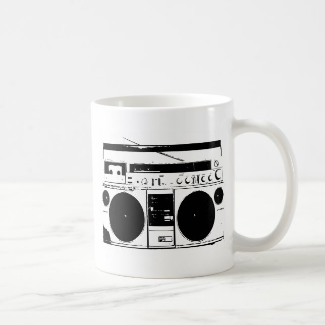 Ghetto Blaster Coffee Mug (Right)