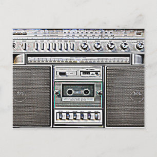 GHETTO BLASTER POSTCARD