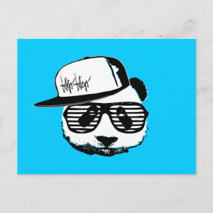 Ghetto panda postcard
