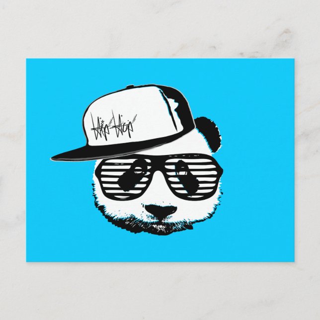 Ghetto panda postcard (Front)