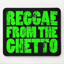 Ghetto Reggae - Mouse Pad (Green)