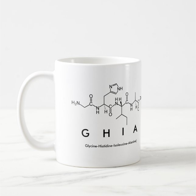 Ghia peptide nom mug (Gauche)