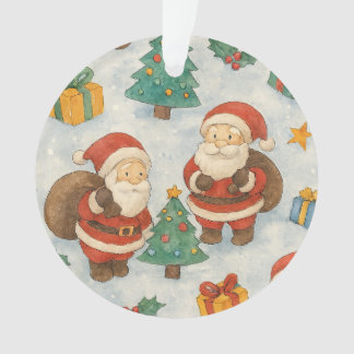 Ghibli-Style Christmas Pattern