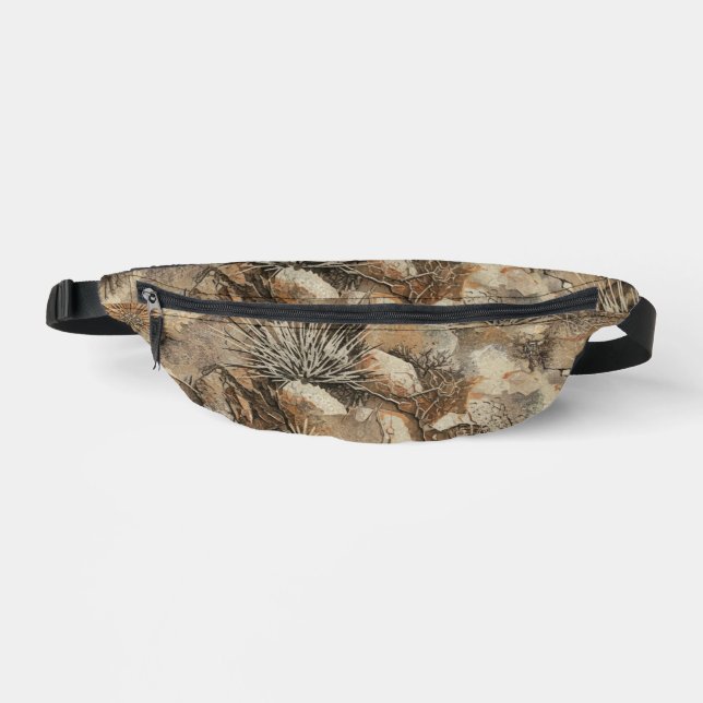 Ghillie Suit Camouflage Desert Fanny Pack (Front)
