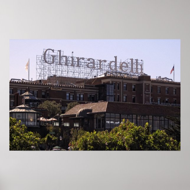 GHIRARDELLI SQUARE in SAN FRANCISCO Poster (Front)