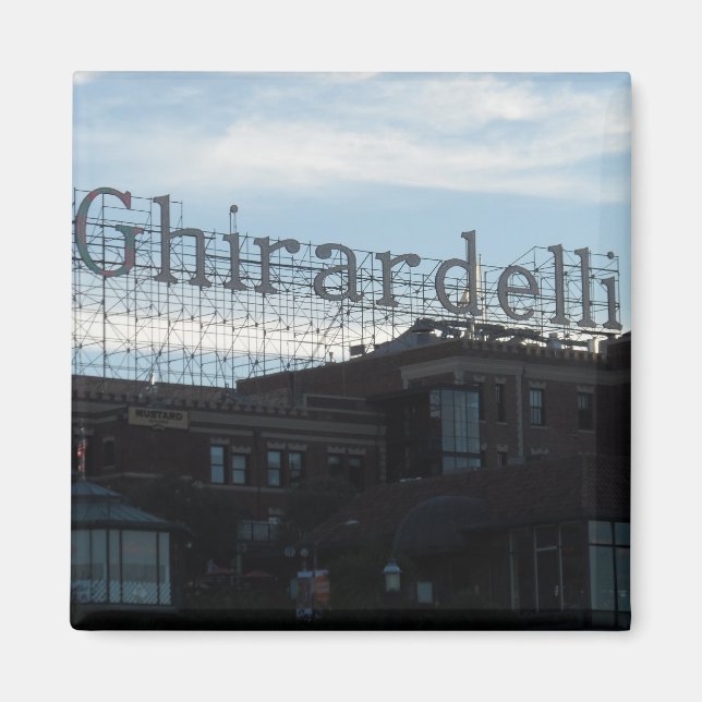 Ghirardelli Square- San Francisco Magnet (Front)