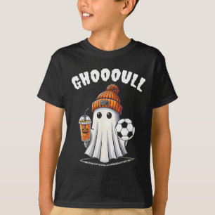 Ghoooal Soccer Ghost Halloween Funny Soccer Hallow T-Shirt