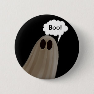 Ghost 2 Inch Round Button