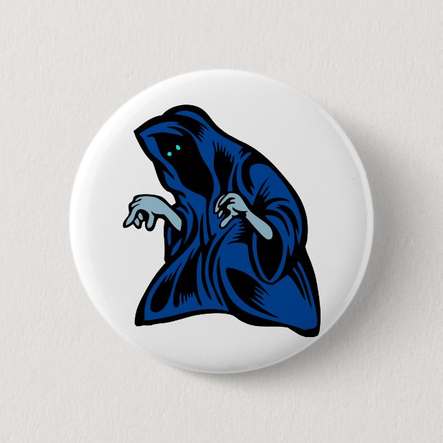 ghost 2 inch round button (Front)