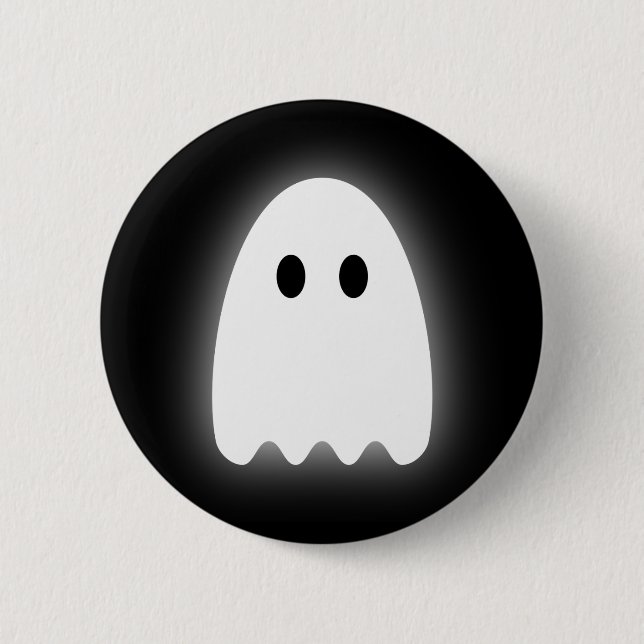 Ghost 2 Inch Round Button (Front)