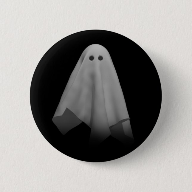 Ghost 2 Inch Round Button (Front)