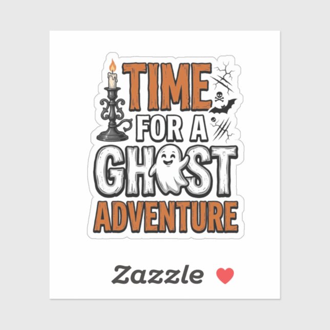 Ghost Adventure Halloween Vintage Typography Desig (Sheet)