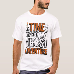 Ghost Adventure Halloween Vintage Typography Desig T-Shirt