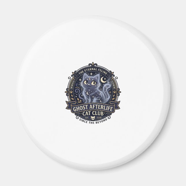 Ghost Afterlife Cat Cat Dad Gift Idea - Ghost Afte Magnet (Front)