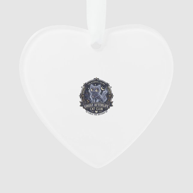 Ghost Afterlife Cat Cat Dad Gift Idea - Ghost Afte Ornament (Front)