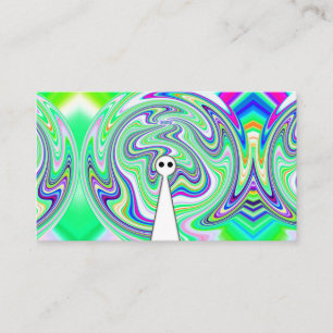 Ghost Alien (Add Words) Business Card