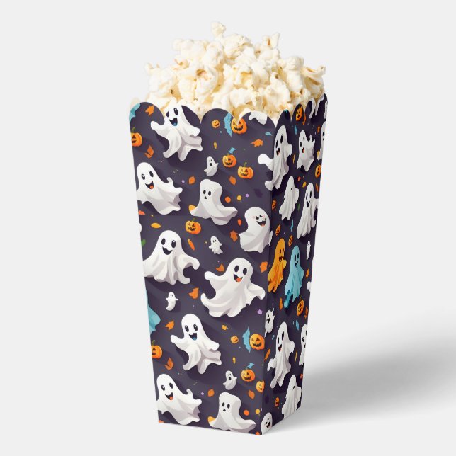 Ghost and Pumpkins Favor Box (Popped)