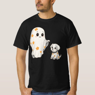 Ghost and Puppy Halloween– Matching Ghost Costume T-Shirt