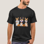 Ghost And Witch Corgi Dog Halloween Ghost Corgi Do T-Shirt<br><div class="desc">Ghost And Witch Corgi Dog Halloween Ghost Corgi Dog</div>