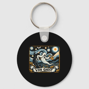 Ghost Art Teacher Halloween 1  Keychain