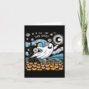 Ghost Art Teacher Halloween 2 Card