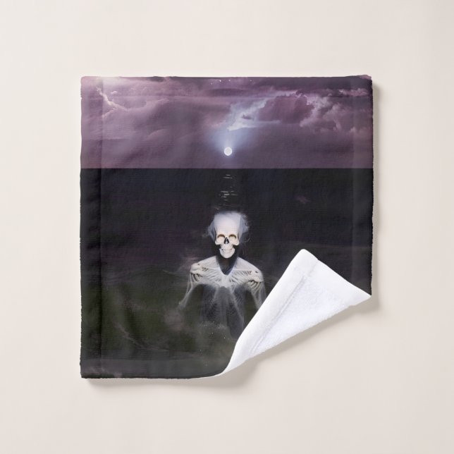 Ghost at Sea - Oil Painting Wash Cloth (Wash Cloth)