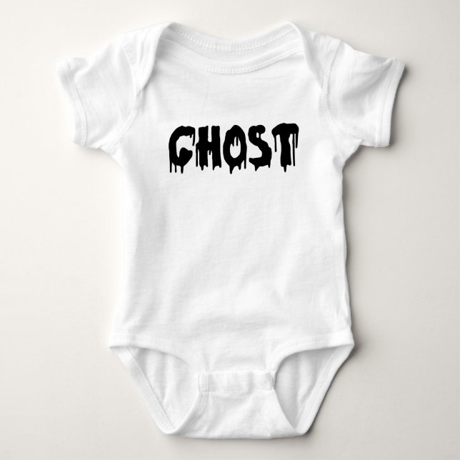 Ghost Baby Bodysuit (Front)
