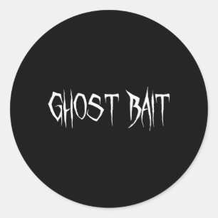Ghost Bait Cute Paranormal Investigator Halloween Classic Round Sticker