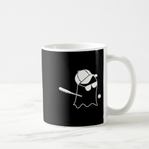 Ghost Baseball Halloween Costume Funny Baseball Coffee Mug