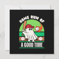 Ghost Baseball Player Halloween