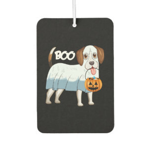 Ghost Beagle Halloween Dog Air Freshener