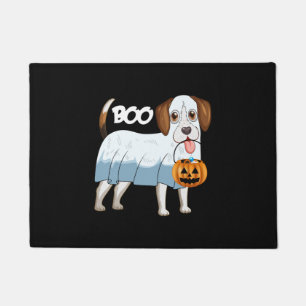 Ghost Beagle Halloween Dog Doormat