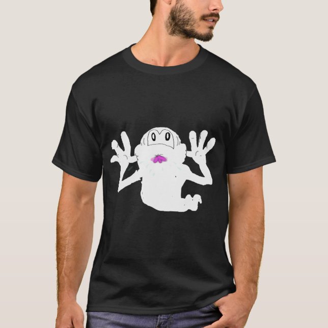 Ghost blowing a raspberry ( Erica Crooks Designs ) T-Shirt (Front)