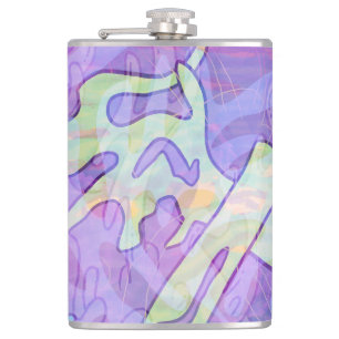 Ghost Bones Hip Flask