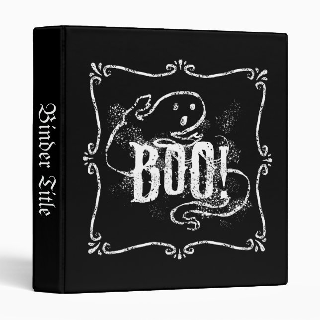 Ghost Boo Binder (Front/Spine)