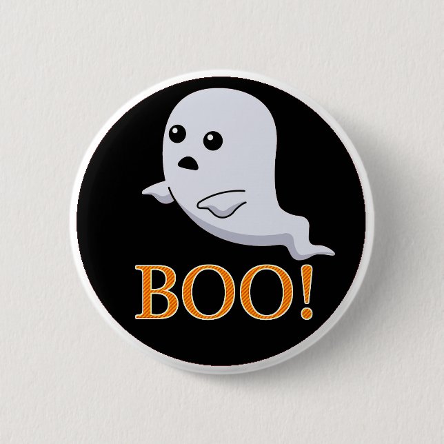 Ghost (BOO!) Button (Front)