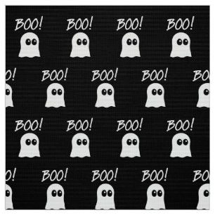 Ghost Boo, cute ghost design Fabric