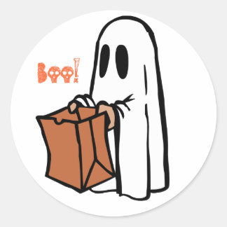 Ghost Boo Sticker