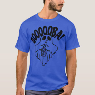 Ghost Boooooba Bubble Tea, Happy Halloween, Festiv T-Shirt