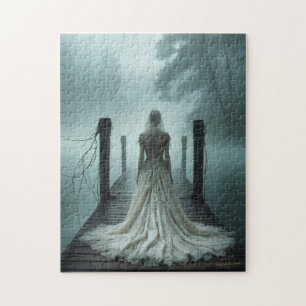 Ghost Bride by Haunted Lake Jigsaw Puzzle